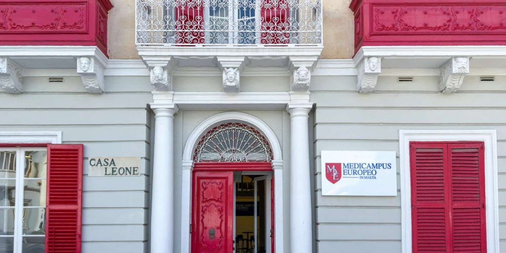 A picture of the campus of Medicampus Europeo based in Malta for studying medicine in Europe.
